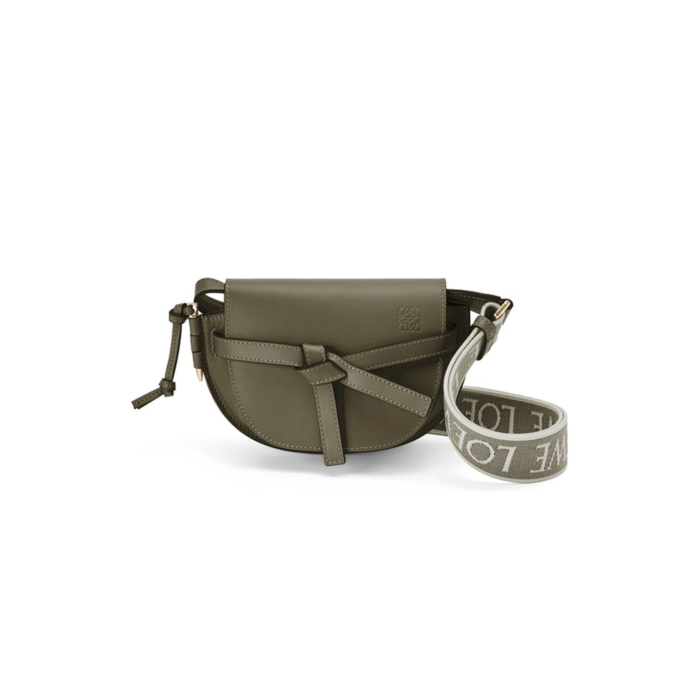 l*ew* mini gate dual bag in soft calfskin and jacquard a650n46x13 (21*12.5*9.5cm)